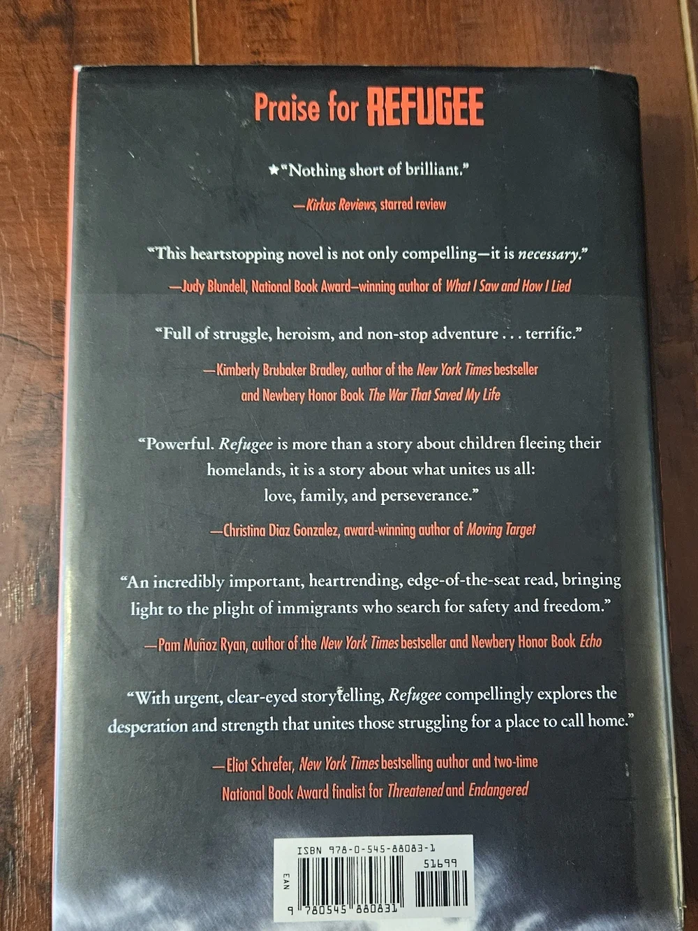 Refugee Hardcover Book - Alan GRATZ